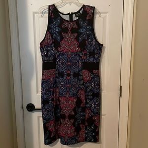 Multicolor midi dress
